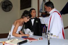 Foto de la galería: Marina y Lucas llegaron al altar: que vivan los novios!!!