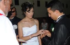 Foto de la galería: Marina y Lucas llegaron al altar: que vivan los novios!!!