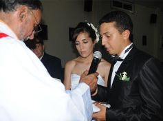 Foto de la galería: Marina y Lucas llegaron al altar: que vivan los novios!!!