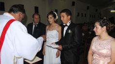 Foto de la galería: Marina y Lucas llegaron al altar: que vivan los novios!!!