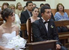Foto de la galería: Marina y Lucas llegaron al altar: que vivan los novios!!!