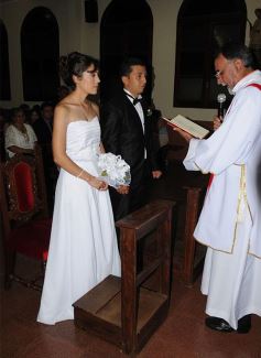 Foto de la galería: Marina y Lucas llegaron al altar: que vivan los novios!!!