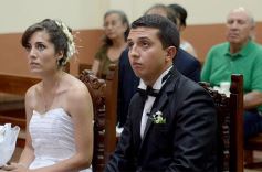 Foto de la galería: Marina y Lucas llegaron al altar: que vivan los novios!!!