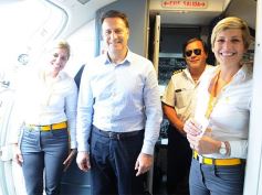 Foto de la galería: Flybondi aterrizó por primera vez en Posadas