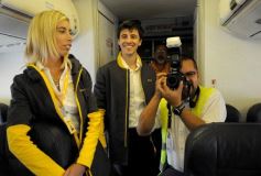 Foto de la galería: Flybondi aterrizó por primera vez en Posadas