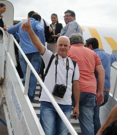 Foto de la galería: Flybondi aterrizó por primera vez en Posadas