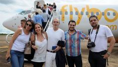 Foto de la galería: Flybondi aterrizó por primera vez en Posadas