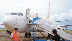 Foto de la galería: Flybondi aterrizó por primera vez en Posadas