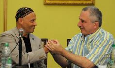 Sixto Fotografías. Sociedad. Conferencia de prensa - El ministro Bergman visitó Misiones y firmó un convenio con el gobernador