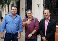 Foto de la galería: Funcionarios misioneros y brasileños se reunieron para hablar del puente entre San Javier y Porto Xavier