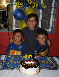Foto de la galería: Ignacio David cumplió 10 años y compartió con amiguitos en su casa