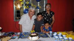 Foto de la galería: Ignacio David cumplió 10 años y compartió con amiguitos en su casa