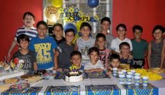 Foto de la galería: Ignacio David cumplió 10 años y compartió con amiguitos en su casa