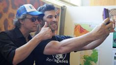 Foto de la galería: Passalacqua y Charly Alberti, juntos en defensa del medio ambiente