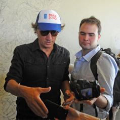 Foto de la galería: Passalacqua y Charly Alberti, juntos en defensa del medio ambiente