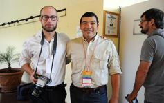 Foto de la galería: Passalacqua y Charly Alberti, juntos en defensa del medio ambiente