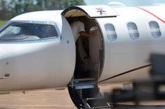 Foto de la galería: Tras su liberación, Cristóbal López vino a Misiones para visitar a Ingrid Grudke