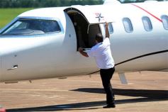 Foto de la galería: Tras su liberación, Cristóbal López vino a Misiones para visitar a Ingrid Grudke