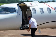 Foto de la galería: Tras su liberación, Cristóbal López vino a Misiones para visitar a Ingrid Grudke