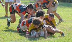 Foto de la galería: Tacurú-Lomas: el futuro del rugby misionero en acción