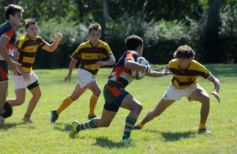 Foto de la galería: Tacurú-Lomas: el futuro del rugby misionero en acción