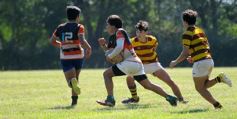 Foto de la galería: Tacurú-Lomas: el futuro del rugby misionero en acción