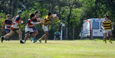 Foto de la galería: Tacurú-Lomas: el futuro del rugby misionero en acción