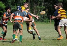 Foto de la galería: Tacurú-Lomas: el futuro del rugby misionero en acción