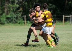 Foto de la galería: Tacurú-Lomas: el futuro del rugby misionero en acción