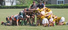 Foto de la galería: Tacurú-Lomas: el futuro del rugby misionero en acción