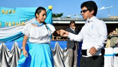 Foto de la galería: Autoridades de la EBY participaron de la celebración del 25 de Mayo con vecinos del barrio Fátima