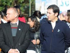 Foto de la galería: Autoridades de la EBY participaron de la celebración del 25 de Mayo con vecinos del barrio Fátima