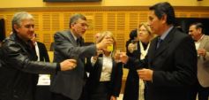 Foto de la galería: La Legislatura reconoció el trabajo de la prensa con un brindis