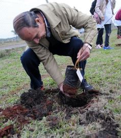 Foto de la galería: Aniversario de Emsa: jubilados de la empresa y estudiantes plantaron árboles en el Jardín Botánico