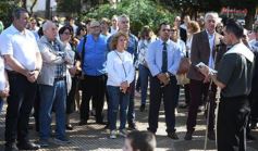 Foto de la galería: Misiones recordó a las víctimas de la AMIA con un acto en la plaza 9 de Julio