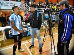 Foto de la galería: El público posadeño disfrutó del desafío mundialista entre Argentina y Colombia