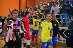 Foto de la galería: El público posadeño disfrutó del desafío mundialista entre Argentina y Colombia