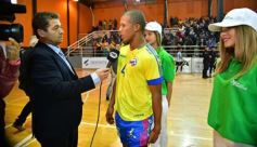 Foto de la galería: El público posadeño disfrutó del desafío mundialista entre Argentina y Colombia