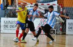 Foto de la galería: El público posadeño disfrutó del desafío mundialista entre Argentina y Colombia