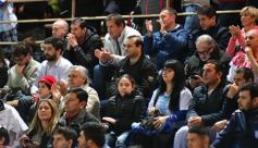 Foto de la galería: El público posadeño disfrutó del desafío mundialista entre Argentina y Colombia