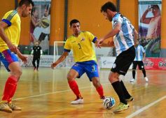 Foto de la galería: El público posadeño disfrutó del desafío mundialista entre Argentina y Colombia