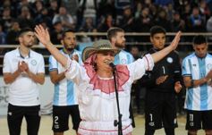 Foto de la galería: El público posadeño disfrutó del desafío mundialista entre Argentina y Colombia