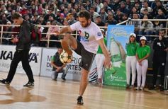 Foto de la galería: El público posadeño disfrutó del desafío mundialista entre Argentina y Colombia