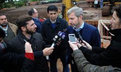 Foto de la galería: Rogelio Frigerio y el gobernador Passalacqua recorrieron las obras del arroyo La Chancha