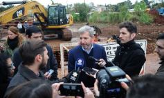 Foto de la galería: Rogelio Frigerio y el gobernador Passalacqua recorrieron las obras del arroyo La Chancha