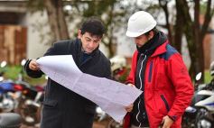 Foto de la galería: Rogelio Frigerio y el gobernador Passalacqua recorrieron las obras del arroyo La Chancha