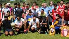Foto de la galería: Ejemplo de humildad y calidad humana: Pitana visitó el penal de Loreto para un evento deportivo