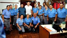 Foto de la galería: Ejemplo de humildad y calidad humana: Pitana visitó el penal de Loreto para un evento deportivo