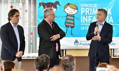 Sixto Fotografías. Sociedad. Inauguración - Passalacqua y Macri inauguraron el Espacio de Primera Infancia en Villa Bonita
