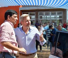 Foto de la galería: Passalacqua y Frigerio inauguraron una sede social y obras de infraestructura urbana en Posadas